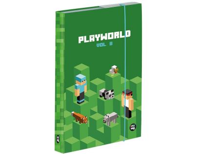Kartón P+P Box na zošity A5  Jumbo Playworld Minecraft