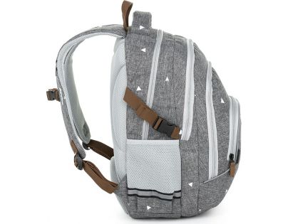 Karton P+P Školský batoh Oxy Scooler Grey triangles