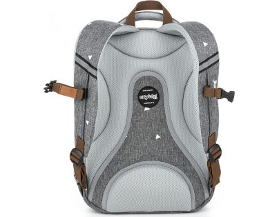Karton P+P Školský batoh Oxy Scooler Grey triangles