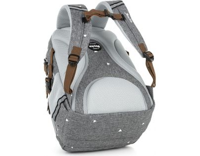 Karton P+P Školský batoh Oxy Scooler Grey triangles