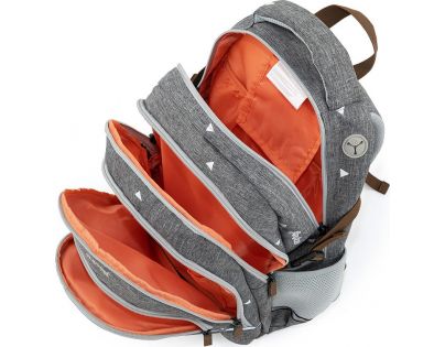 Karton P+P Školský batoh Oxy Scooler Grey triangles