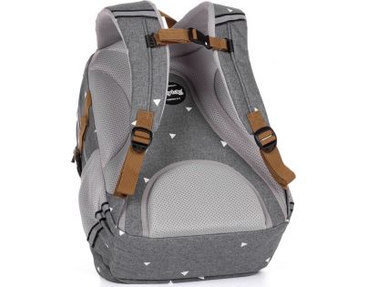 Karton P + P Školský batoh Oxy Scooler Grey triangles