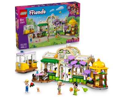 LEGO® Friends 42671 Kaviareň plná rastlín a kvetinárstvo