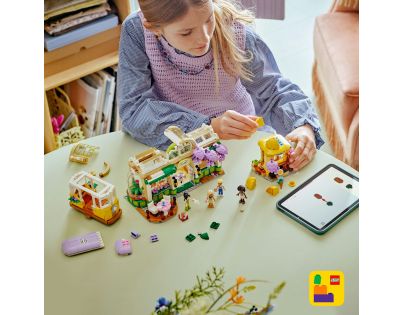 LEGO® Friends 42671 Kaviareň plná rastlín a kvetinárstvo