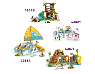 LEGO® Friends 42671 Kaviareň plná rastlín a kvetinárstvo