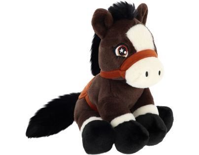 KEEL TOYS Keeleco Poník s chvostom 22 cm 3 hnědý