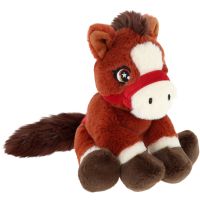 KEEL TOYS Keeleco Poník s chvostom 22 cm 3 rezavý