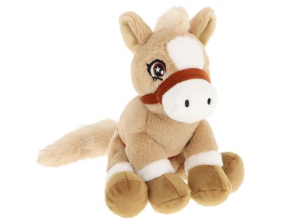 KEEL TOYS Keeleco Poník s chvostom 22 cm 3 béžový