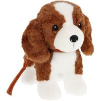 KEEL TOYS Keeleco Šteňa Love na vodítku Cavapoo 23 cm