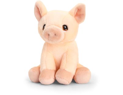 KEEL TOYS Zbierateľské farmárske zvieratá 14 cm prasátko
