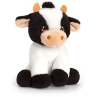 KEEL TOYS Zbierateľské farmárske zvieratá 14 cm kravička