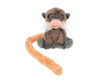 Keeleco Opička s chvostom 18 cm šedo-oranžová