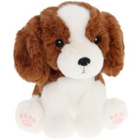 Šteňa Love 14 cm bílo-hnědé