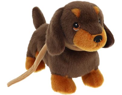 Keeleco Šteňa Love na vodítku Jazvečík 23 cm