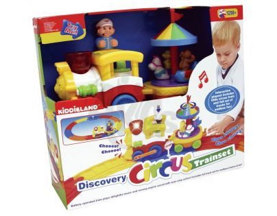Kiddieland Activity cirkusový vláček s kolejnicí