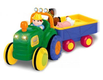Kiddieland Activity traktor se zvířátky a zvuky