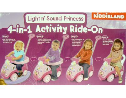 Odrážedlo Disney Princess s houpačkou 4v1 Kiddieland 50245