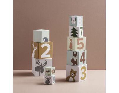 Kids Concept Kocky kartónové Edvin 10 ks
