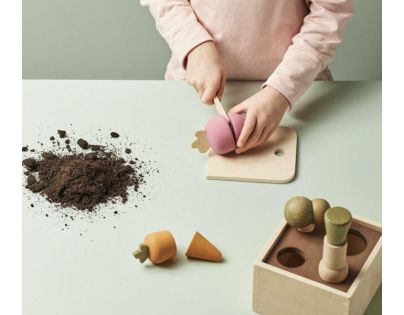 Kids Concept Kvetináč so zeleninou drevený Bistro