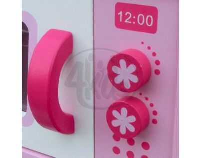 KidsHome Dětská kuchyňka s příslušenstvím 100 cm - růžová (02054)