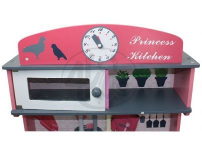 KidsHome Dětská kuchyňka s příslušenstvím 100 cm (02051)
