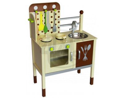 KidsHome Dětská kuchyňka s příslušenstvím 79 cm (02055)
