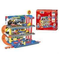 KidsHome Garáž 2 patra s dráhou a 6 aut (BF727488) 2