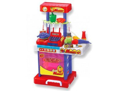 KidsHome KidsHome Supermarket Pokladna Kuchyňka v kufříku (02075)