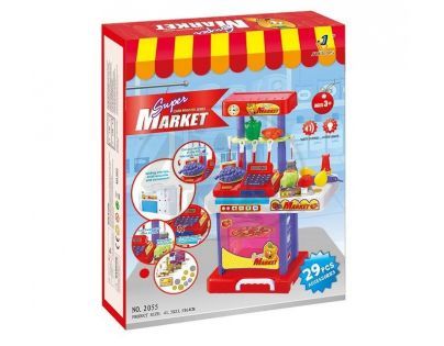 KidsHome KidsHome Supermarket Pokladna Kuchyňka v kufříku (02075)