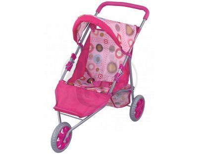 KidsHome Tříkolový kočárek FL8151-C