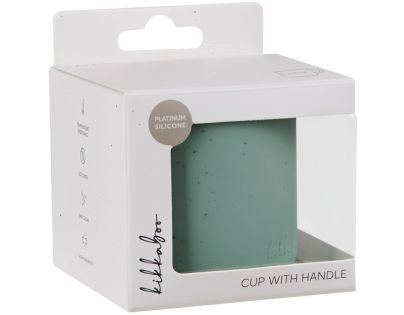 KikkaBoo Hrnček Platinum Silicone Sage