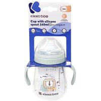 KikkaBoo Hrnček so silikónovým náustkom 240ml Savanna Mint 3