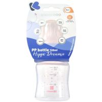 KikkaBoo Dojčenská fľaša 120ml 0m+ Hippo Dreams Pink 3