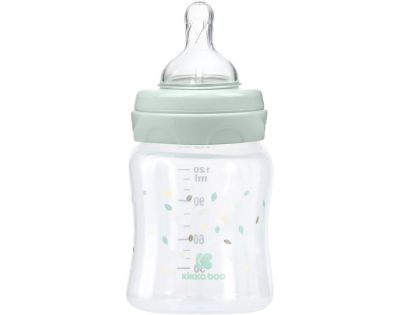KikkaBoo Dojčenská fľaša 120ml 0m+ Jungle King Mint