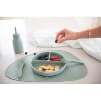 KikkaBoo Fľaša so slamkou Platinum Silicone Sage 4