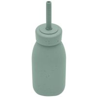 KikkaBoo Fľaša so slamkou Platinum Silicone Sage 3