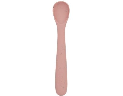 KikkaBoo Lyžička Platinum Silicone Blush