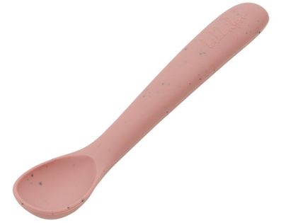 KikkaBoo Lyžička Platinum Silicone Blush