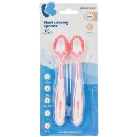 KikkaBoo Lyžičky s tepelným senzorom 2ks Boo Pink 2