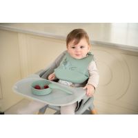 KikkaBoo Miska Platinum Silicone Sage 3