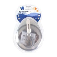 KikkaBoo Miska s prísavkou, viečkom a lyžičkou Beige 4