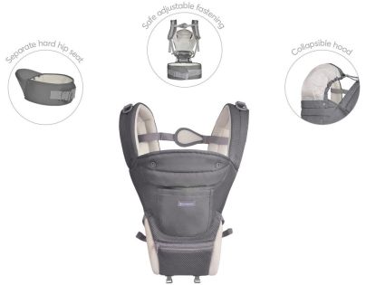 KikkaBoo Nosič 3v1 Chloe Mesh Mint