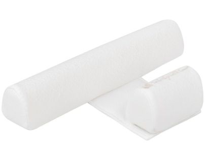 KikkaBoo Polohovacia podložka pre novorodencov z pamäťovej peny Airknit White