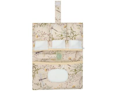 KikkaBoo Puzdro na plienky Secret Garden Beige