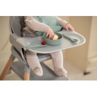 KikkaBoo Príbor 2-dielny Platinum Silicone Sage 4