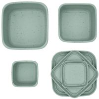 KikkaBoo Sada boxov na desiatu 3 ks Platinum Silicone Sage 2