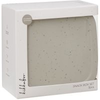 KikkaBoo Sada boxov na desiatu 3 ks Platinum Silicone Sand 5