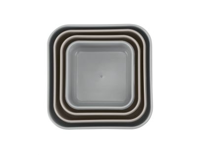 KikkaBoo Súprava boxov na desiatu 4 ks Kitty Cat Grey