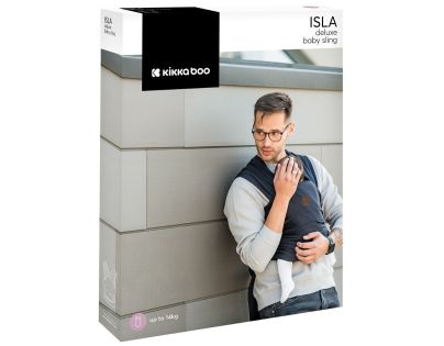 KikkaBoo Šatka na nosenie detí Isla Black