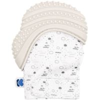 KikkaBoo Silikónová rukavička Savanna Grey